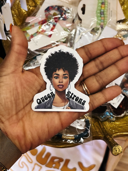 Strong Queen Girlie Sticker