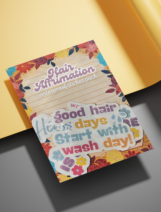 Hair Affirmation Sticker Pack