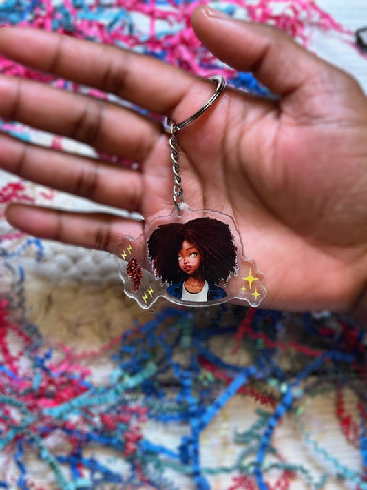 Shine Bright Girlie Keychain